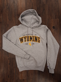 1A. Champion® University of Wyoming Est. 1886 Hood